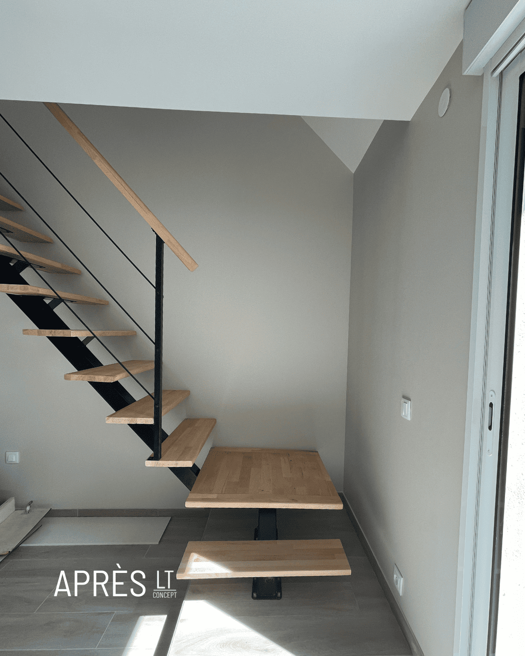 Petit escalier après